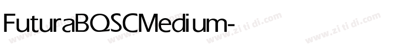FuturaBQSC Medium字体转换